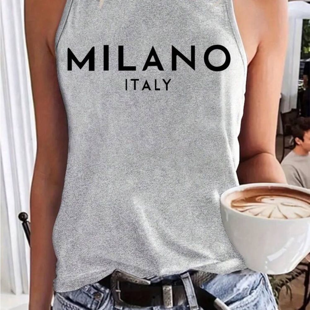 Women's Gray Tank Top
